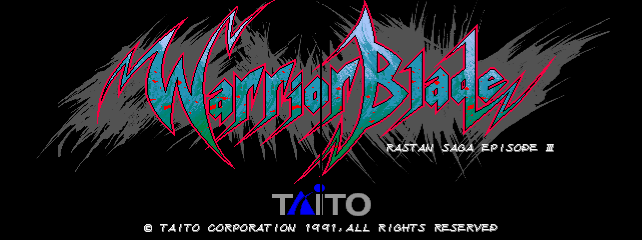 Play <b>Warrior Blade - Rastan Saga Episode III (Japan)</b> Online